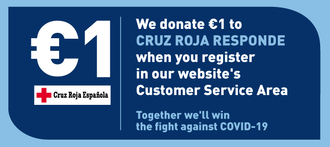 Image of the campaign between Hidralia and Spanish Red Cross.