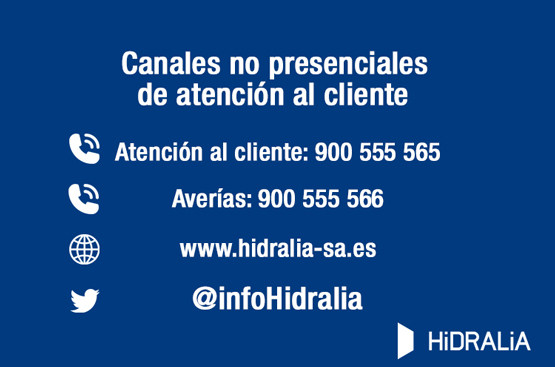 Ir a la noticia Nota en relación a las medidas preventivas de Hidralia ante la situación provocada por la aparición del COVID-19