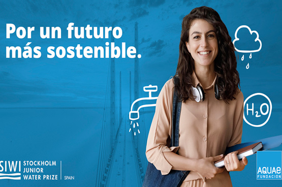 Cartel del certamen considerado el premio nobel juvenil del agua.